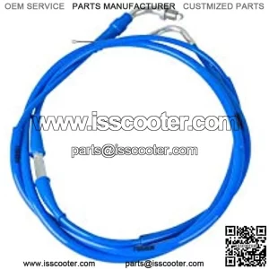 High Performance Motorcycle Throttle Cable Adjustable GY6 Scooter Throttle Cable Flat Slide Carburetor Throttle Cable Red 185CM Fit Yamaha TaoTao Kymco SYM GY6 Scooter 125 150 Moped (blue)