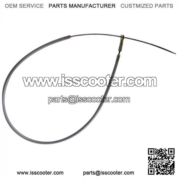 Complete Rear Brake Cable (with Loop); Vespa P/PX