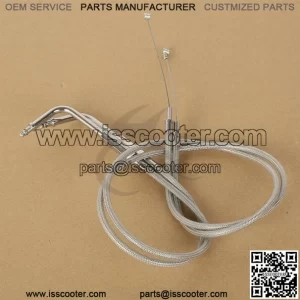 31-3/4" Weave Braided Throttle Cable Fit For Harley Sportster XL883 XL1200 96-06 (For: Harley-Davidson)