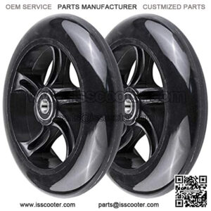 145mm PU Scooter Replacement Wheels Set for Stroller/Yvolution Swing Scooter/Razor Cruiser Scooter,2-Pack