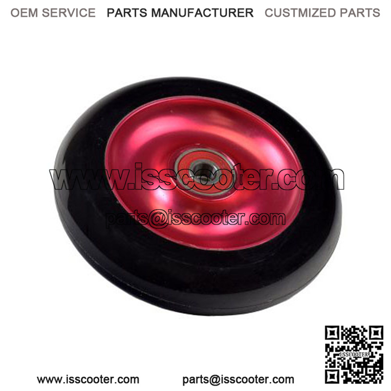 100 mm Solid Core Kick Scooter Wheel with 608-2RS Bearings