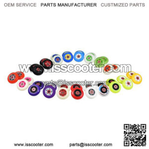 76 mm Scooter Wheels with Bearings (Set of 2)
