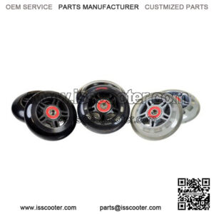 80 mm Scooter Wheels with Bearings (Set of 2)