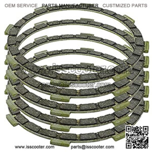 Clutch Friction Plates 598-16321-00 For Yamaha TTR125 TT-R125 YZ80 DT100 RT100 ATV Motorcycle Snow Mobile Scooter Parts 5PCS