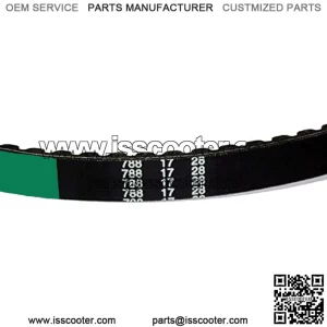 788 17 28 CVT Drive Belt for 2 Stroke 50cc 1PE40QMB Engine Scooter ATV Moped One Piece