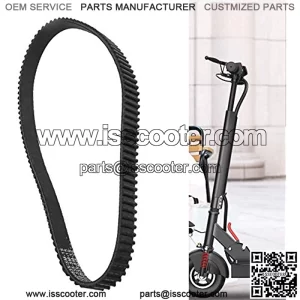 Driving Belt, Electric Scooter Accessories 535-5m-15 Plastic Synchronous Transmission Belt Replacement Accessory for E-Scooter(Black)