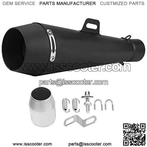 Stainless Steel Motorcycle Exhaust Pipe, 51mm Universal Motorcycle Exhaust Escape ATV Pipe Kits for Honda CBR1000 Yamaha R6 Kawasaki