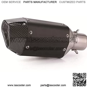 38-51 mm Motorcycle Universal Exhaust Slip on Silencers & Mufflers Compatible ATV Short Exhaust with Dirt Bike Street Bike Scooter Exhaust Pipe Diameter