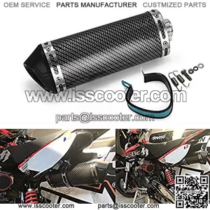 Slip on Exhaust 1.5" Inlet Stainelss steel With Moveable DB Killer For Dirt Bike Street Bike Scooter ATV Racing