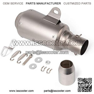 38-51mm Universal Motorcycle Short Exhaust Slip On w/DB Killer fits most motorcycles, dirt bikes, scooters