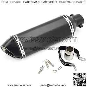 Pnndee Universal 38-51mm Motorcycles ATV Exhaust Pipe