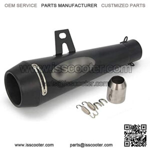 Universal Motorcycle Escape Exhaust Pipe Tip, 51mm Tappered Slip On Exhaust Pipe Kit for for Honda CBR1000 R6 Dirt Bike Street Bike Scooter ATV