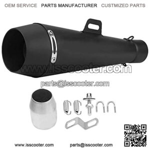 Motorcycle Exhaust Pipe Muffler, Universal 51mm Motorcycle Exhaust Escape Pipe Silencer for Most Motorcycles, ATV and Scooters