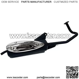 MYK MOTORCYCLE PARTS Complete exhaust for QMB139/50cc 4 Stroke Engines