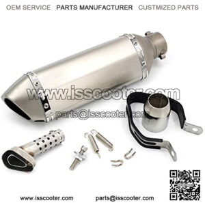 1.5-2"Imported Motorcycle Exhaust Pipe Carbon Fiber Is Generally Used for Diameter 38-51mm, with Detachable DB Killer, Suitable for Street/Sports Motorcycle/Scooter