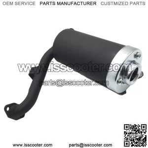 Tubo de escape  Silenciador de tubo de escape 43cc 49cc para Mini Bike Quad  Buggy Motor de  Tubo de escape