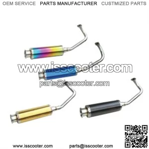 Stainless Steel Exhaust Pipe for 50cc, 125cc, and 150cc GY6 Engines