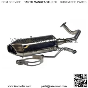 Hex Shape Stainless Steel Exhaust Kit for 50cc & 80cc Scooters