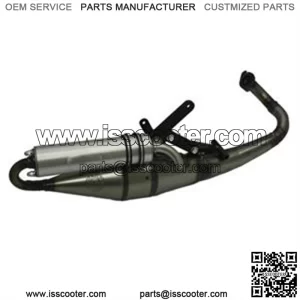 Exhaust, Leo Vince TT for 50cc 2-Stroke Horizontal Kymco, SYM Scooters