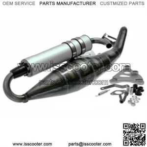 Exhaust, Polini Race 3 for 50cc 2-Stroke A/C or L/C Minarelli Based Scooters
