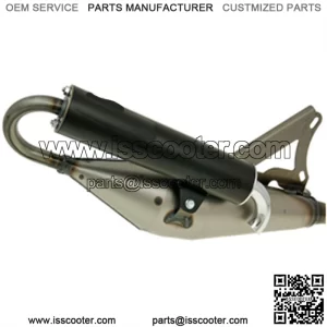 Exhaust, Tecnigas Q-Tre for 50cc 2-Stroke Horizontal Kymco, SYM Scooters