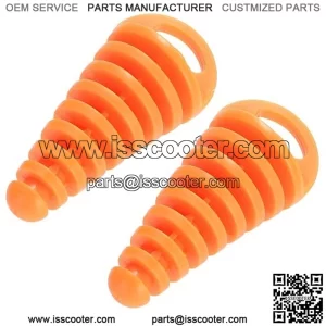 Pipe Exhaust Wash Plug for 80cc 125cc 150cc 250cc 2-Stroke ATV Quad Pit Dirt Bike Scooter Moped Motorcycle (Pack of 2) (orange)