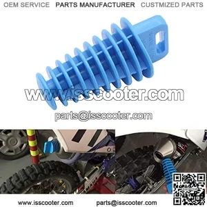 Pipe Exhaust Rubber Wash Plug for 2-Stroke ATV Quad Pit Dirt Bike Scooter Moped Motorcycle CR KX RM YZ 80cc 125cc 150cc 250cc Blue