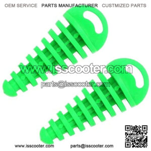 Pipe Exhaust Wash Plug for 80cc 125cc 150cc 250cc 2-Stroke ATV Quad Pit Dirt Bike Scooter Moped Motorcycle (Pack of 2) (green)