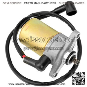 10 Teeth Starter Motor for Tao tao Jonway Sunl Roketa Baja Peace Sports GY6 47cc 49cc 50cc 4-Stroke QMB139 Engine Scooter Moped Parts