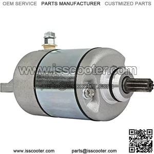 410-54222 Starter Compatible With/Replacement For Honda Scooters CH250 Elite 1989-1990, NSS250 250AS Reflex 2001-2007 31200-KAB-008, 31200-KAB-018, 31200-KAB-770, 31200-KAB-771