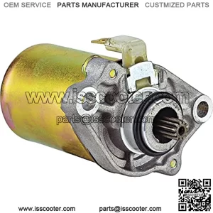 410-58075 Starter Compatible With/Replacement For Honda SA50 Elite 1988-1993 / Aprilia 50 Scooter Scarabeo 2005-2013, Mojito 2004-2008, Sport City 2008-2013, SR 2003-2008, Factory 2005