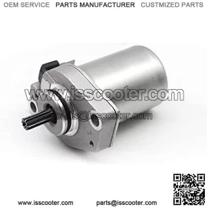 10 Tooth Electric Starter Motor for Yamaha Jog 50cc ZR 2-5 Generation 3KJ 2-Stroke Minarelli 1PE40QMB Engines Scooter