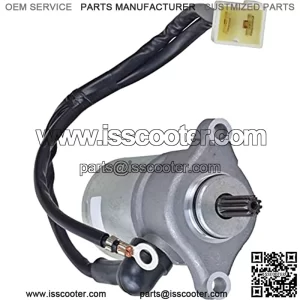 410-54187 Starter Compatible With/Replacement For Yamaha Vino Scooter 50 C3, Xf50, XC50 2006-2011