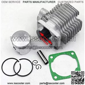 scooter 43cc 49cc Pocket Bike Cylinder Kit 44mm Bore for 2 Stroke Gas Mini Pocket Bike
