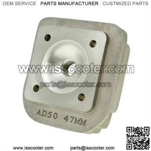 Cylinder Head, Naraku 47mm for 50cc 2-Stroke AD50 Franco Morini Based Scooters