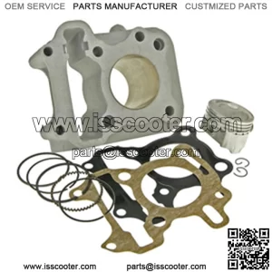 Cylinder Kit, Airsal 63cc Big Bore for 50cc 4-Stroke A/C SYM, Peugeot Scooters