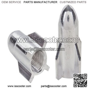 Silver Atlas Valve Cap Set