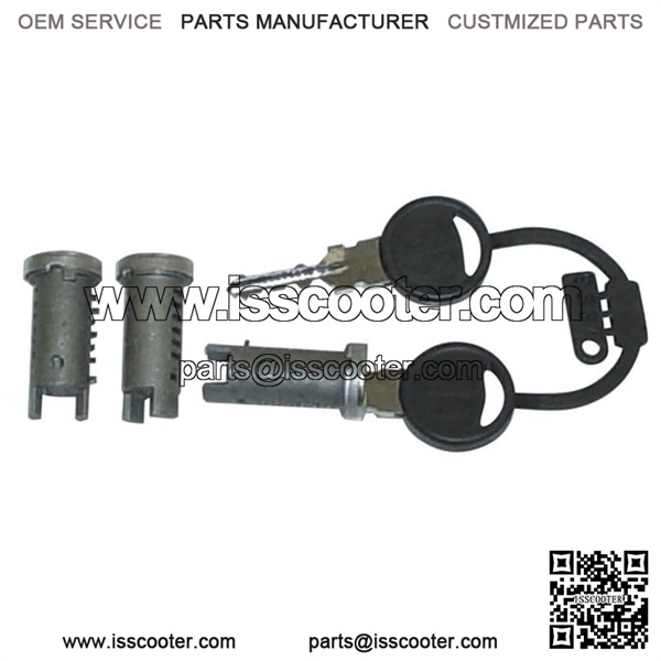 Lockset (3 Tumblers); Vespa PX, Genuine Stella