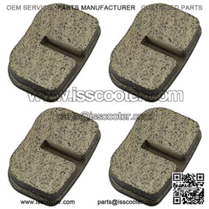 Rear Disc Brake Pads for 97cc 2.8HP Motorsports Doodle Bug DB30 (Blitz, Dirt Bug, Racer) Classic Electric Razor MX500 Mini Bike 33 43 47 49cc Mini ATV Gas Scooter Dirt Pocket Bike 4 Pack