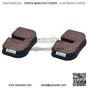 Premium Front Rear Disc Caliper Brake Pads (Set of 2) - Heavy Duty Replacement Brake Shoes (6mm) - Compatible with Baja, Motovox Mini Bikes, Chinese Gas Scooters, Pocket Bikes, 97cc 2.8hp DB30