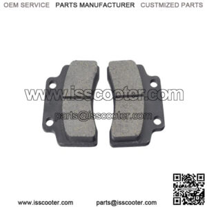 Wide Front Disc Brake Pads with 28 mm Hole Spacing for Scooters, ATVs, Dirt Bikes, & Go-Karts