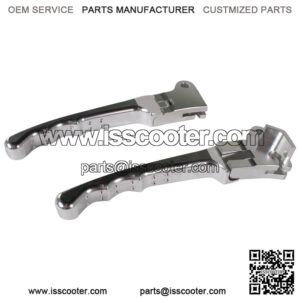Folding Levers (Drum TypeSilver) HondaYamahaPuch