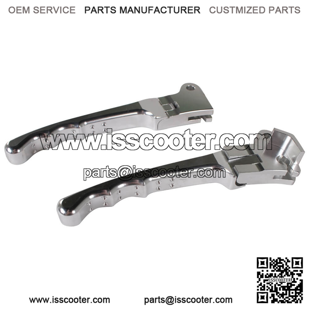 Folding Levers (Drum TypeSilver) HondaYamahaPuch
