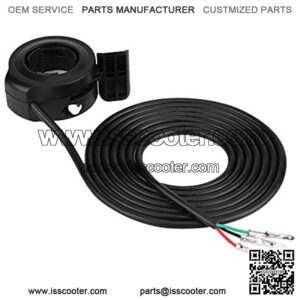 Thumb Throttle Assembly, 22mm 7/8inch Universal Thumb Throttle Cable Speed Control Assembly for E-Bike Electric Bike Scooters