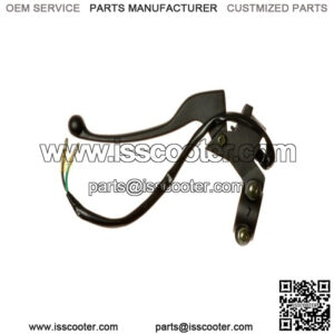 Left Brake Lever Assembly with Stop Light Switch for 50cc, 125cc, & 150cc Scooters