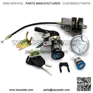 NEW Scooter Ignition Switch Key Set for 49cc 50 cc 150cc gy6 Peace Roketa Jonway NST Tank Gy6