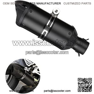 Motorcycle Universal Exhaust Slip on Silencers & Mufflers Compatible with Grom ATV Dirt Bike Street Bike Scooter Exhaust Pipe Diameter 38mm to 51mm