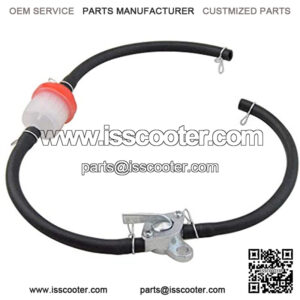 Gas Fuel Filter Hose Line Switch Replacement for 50cc 110cc 125cc 150cc 250cc Chinese ATV 4 Wheeler Scooter Red