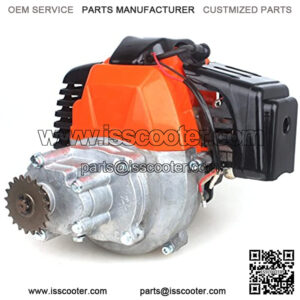 49cc Engine w/Gear Reduction Transmission for Pocket Bike Gas Scooter Mini ATV 20T T8F Sprocket ScooterX Dirt Dog Xracer