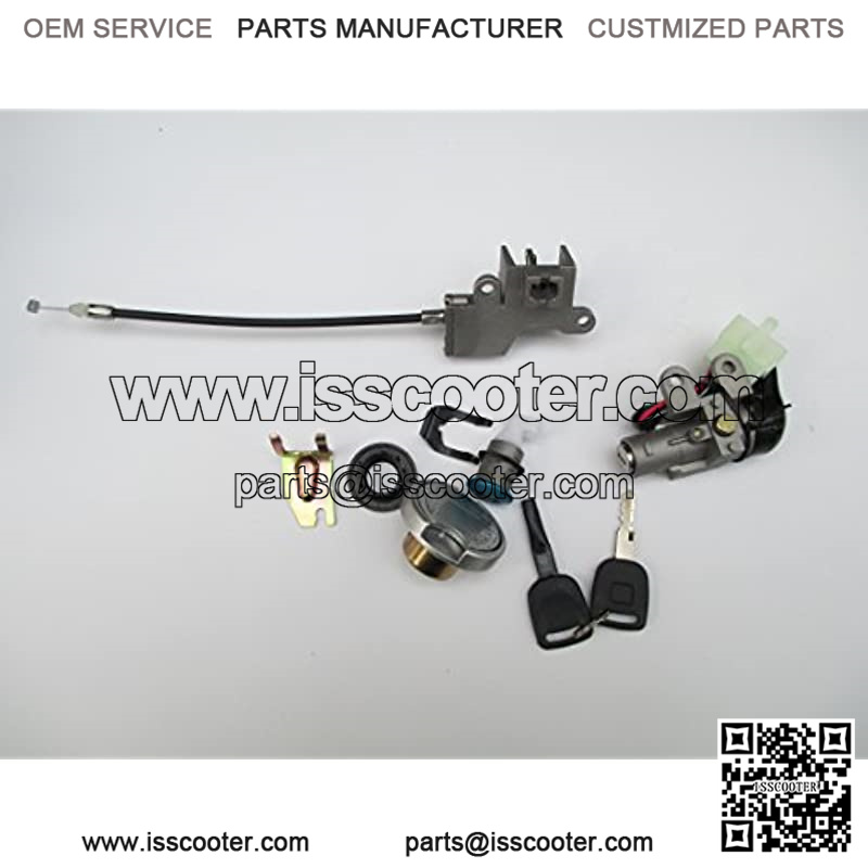 Scooter Ignition Switch Key Set 49 50 cc TaoTao Peace Roketa Jonway NST Tank Gy6 - Image 4
